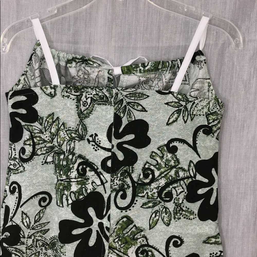 TAPA THREADS Short Aloha Dress Keyhole Tie Front - Picture 6 of 8